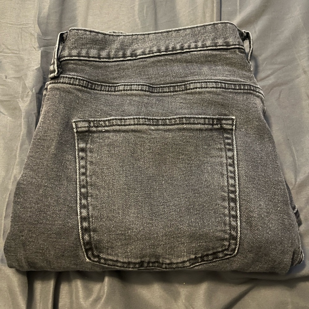 Old Navy branded Black Ripped Style Charcoal/Black Grey Denim Jeans